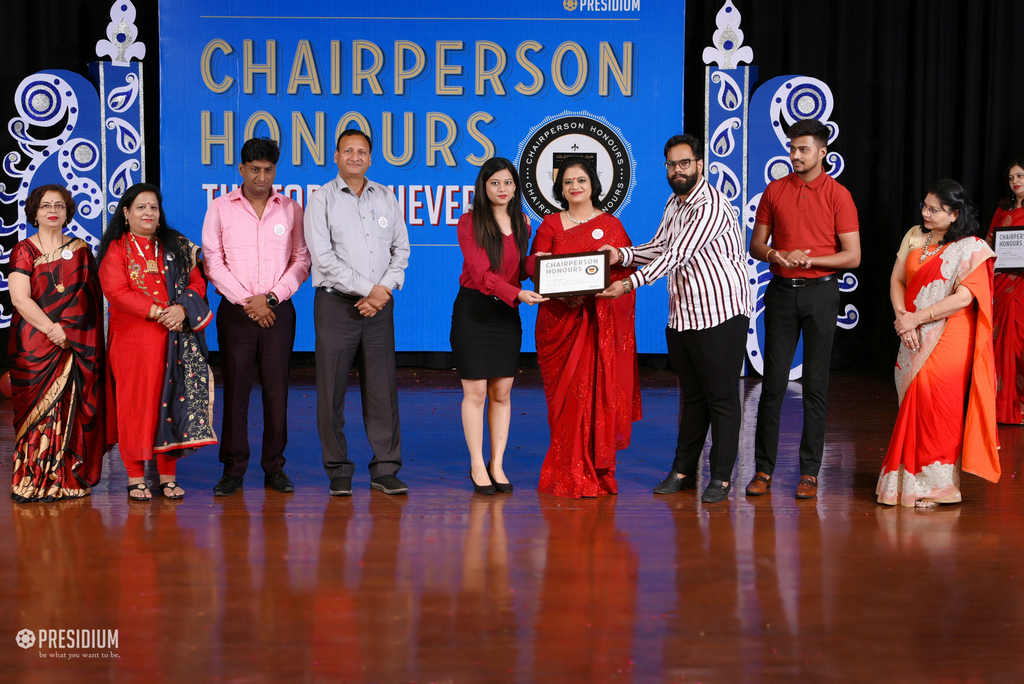 Presidium Rajnagar, CHAIRPERSON HONOURS’19: TEACHERS RECEIVE THE MOST PRESTIGIOUS HONOUR